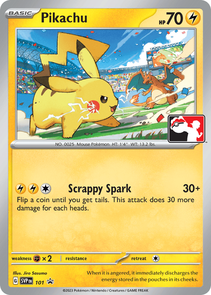 Pikachu Scarlet & Violet Black Star Promos card