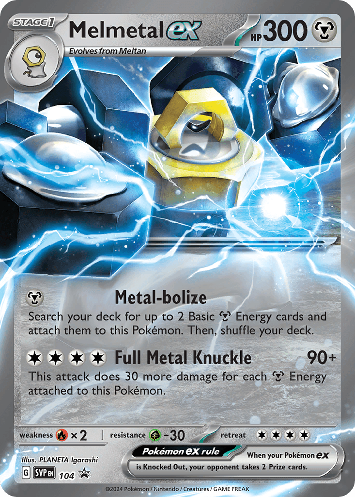 Melmetal ex Scarlet & Violet Black Star Promos card