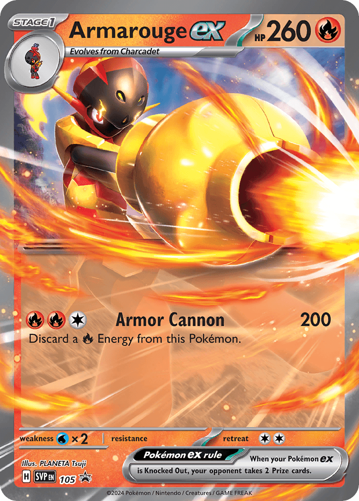 Armarouge ex Scarlet & Violet Black Star Promos card