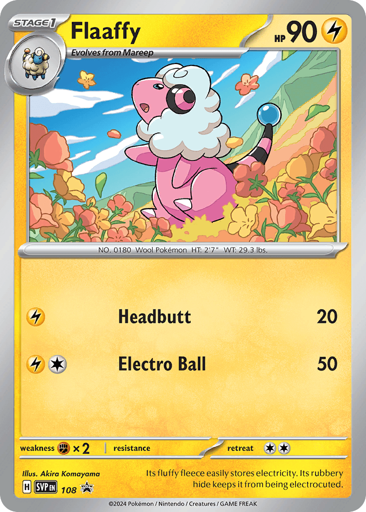 Flaaffy Scarlet & Violet Black Star Promos card