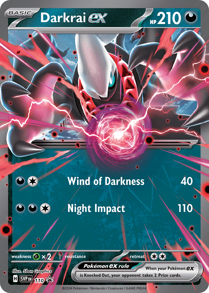 Darkrai ex Scarlet & Violet Black Star Promos card