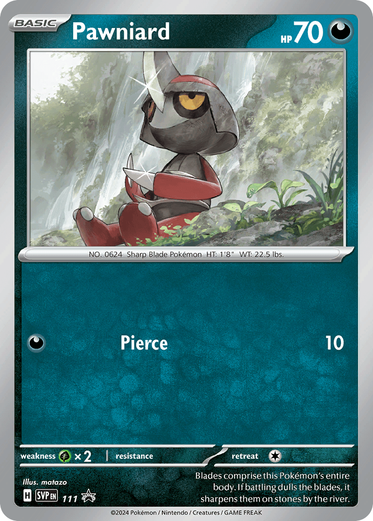 Pawniard Scarlet & Violet Black Star Promos card