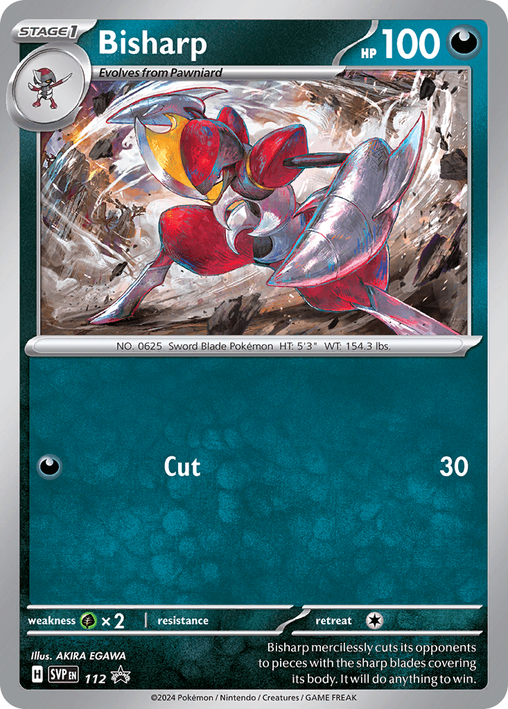 Bisharp Scarlet & Violet Black Star Promos card