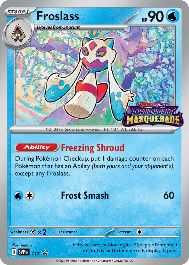 Froslass Scarlet & Violet Black Star Promos card