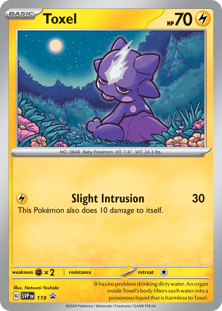 Toxel Scarlet & Violet Black Star Promos card