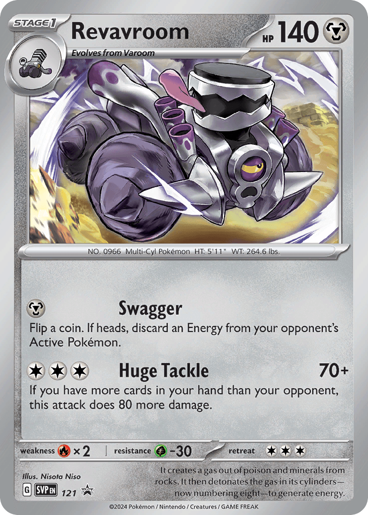 Revavroom Scarlet & Violet Black Star Promos card