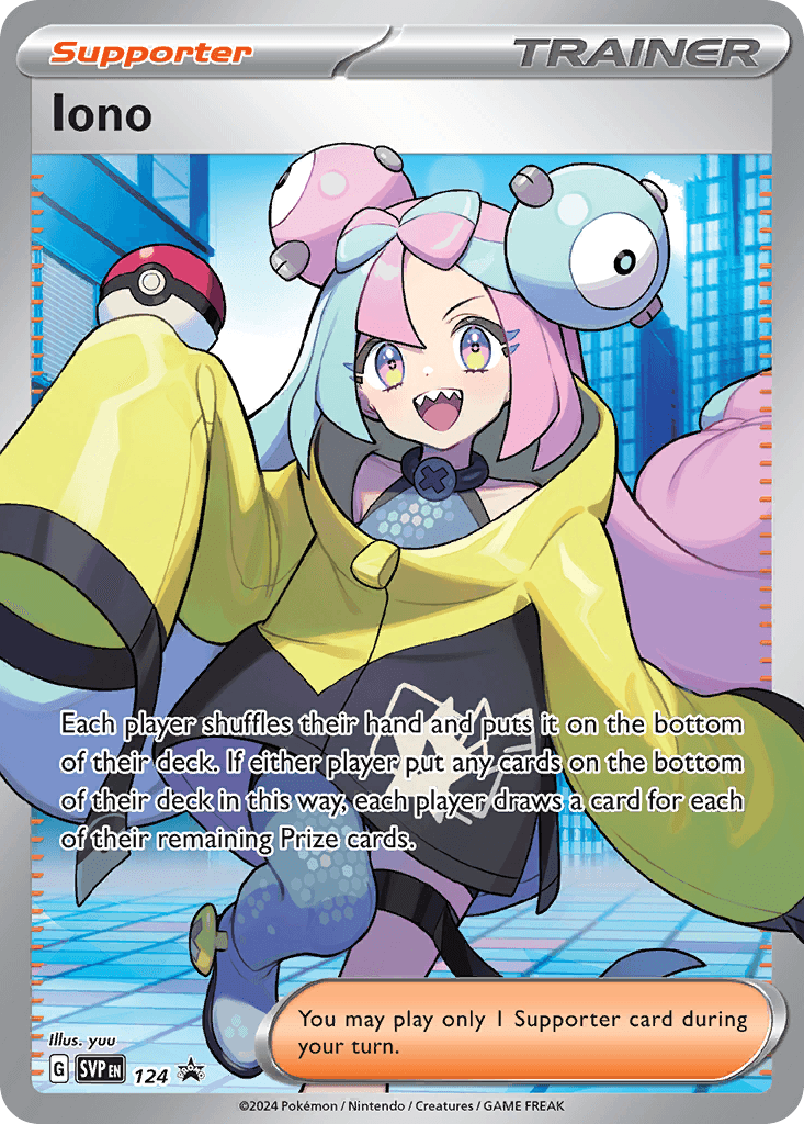 Iono Scarlet & Violet Black Star Promos card