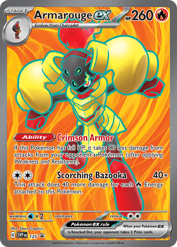 Armarouge ex Scarlet & Violet Black Star Promos card