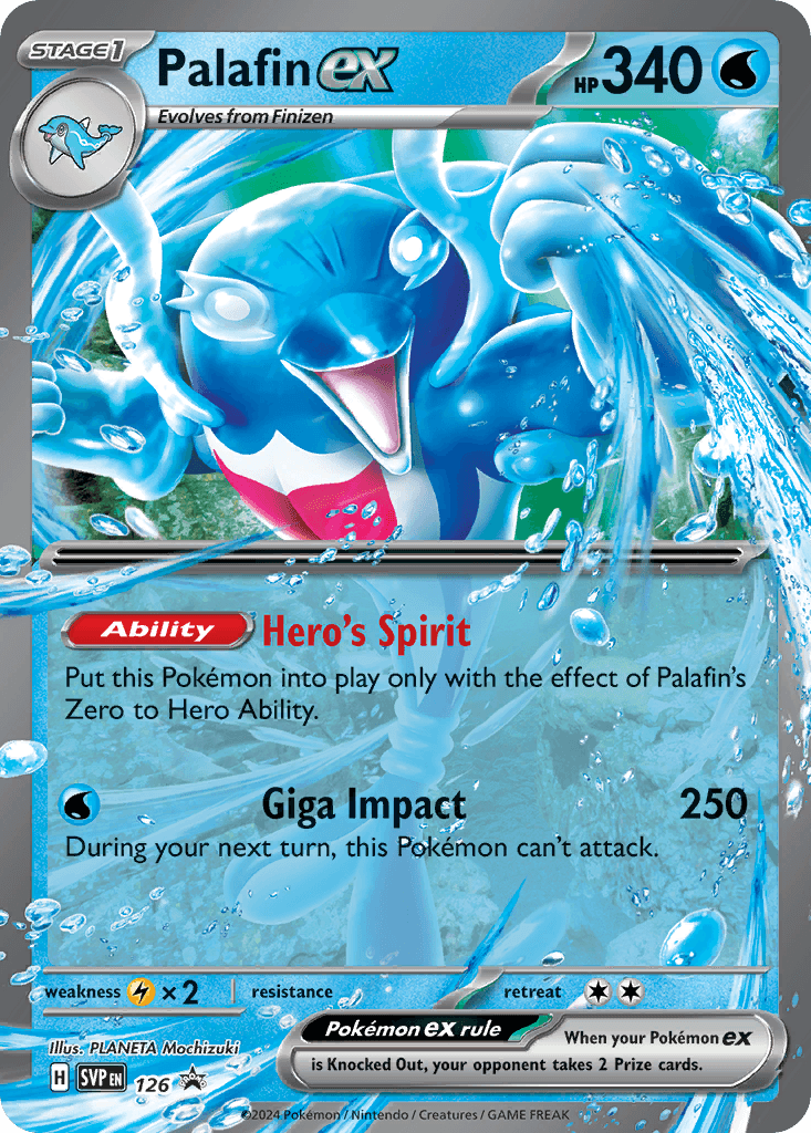 Palafin ex Scarlet & Violet Black Star Promos card
