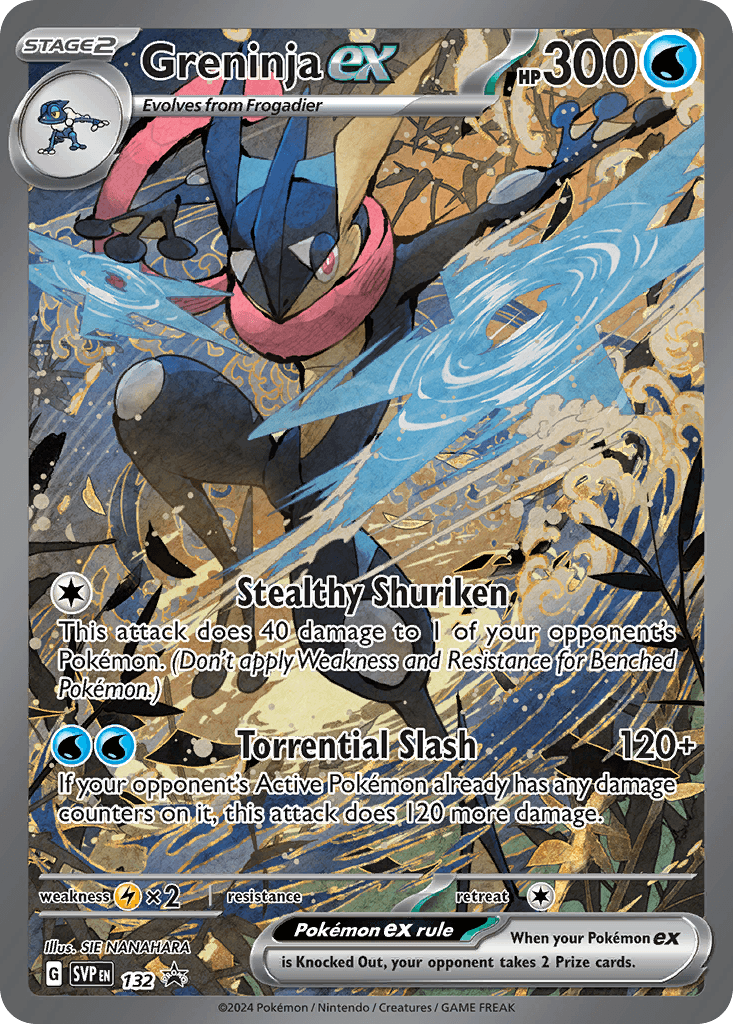 Greninja ex Scarlet & Violet Black Star Promos card
