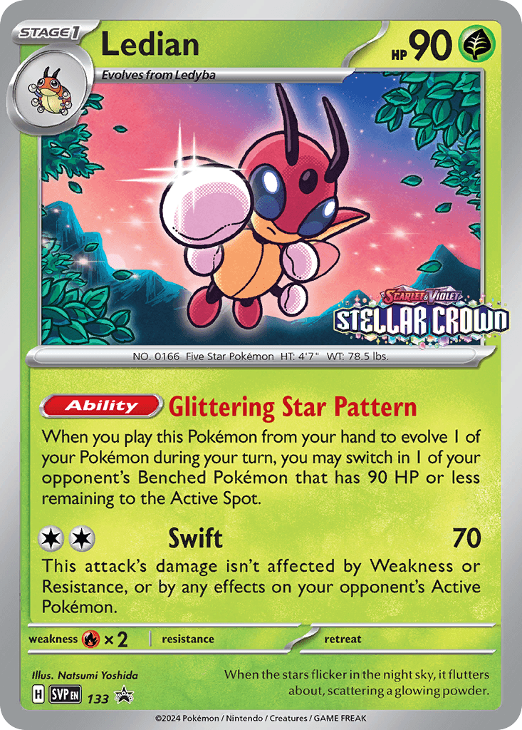 Ledian Scarlet & Violet Black Star Promos card