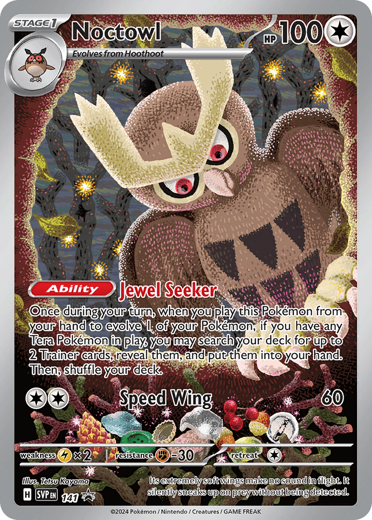 Noctowl Scarlet & Violet Black Star Promos card