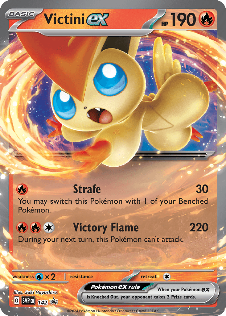Victini ex Scarlet & Violet Black Star Promos card
