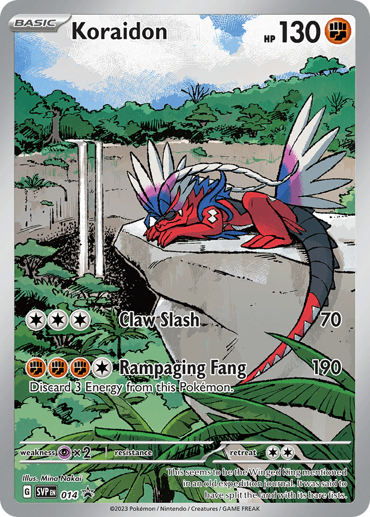 Koraidon Scarlet & Violet Black Star Promos card