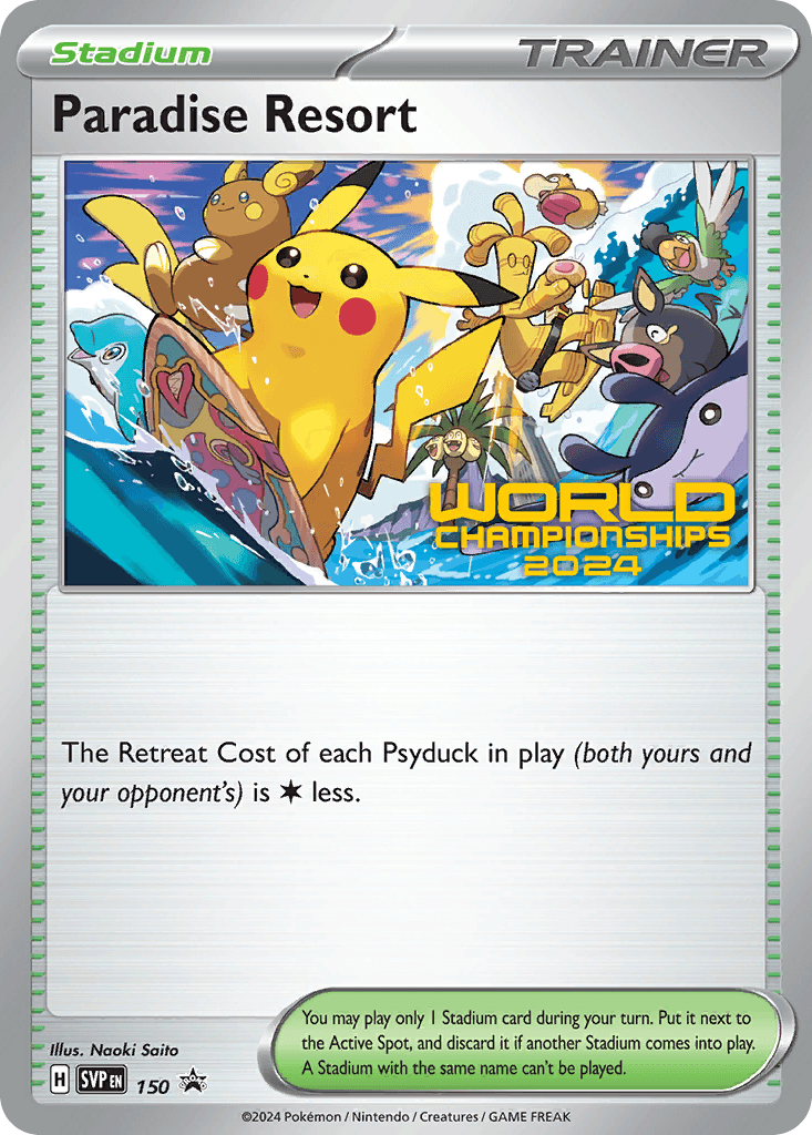 Paradise Resort Scarlet & Violet Black Star Promos card