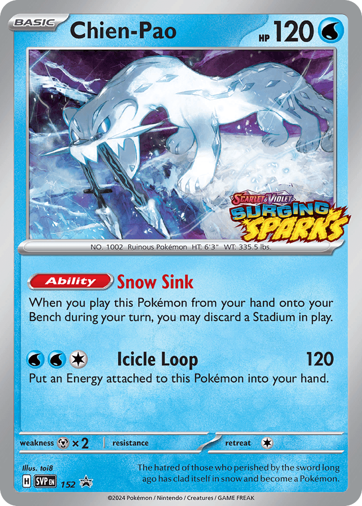 Chien-Pao Scarlet & Violet Black Star Promos card