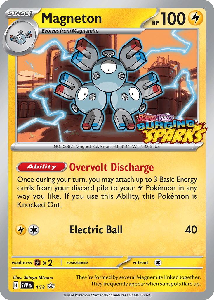 Magneton Scarlet & Violet Black Star Promos card