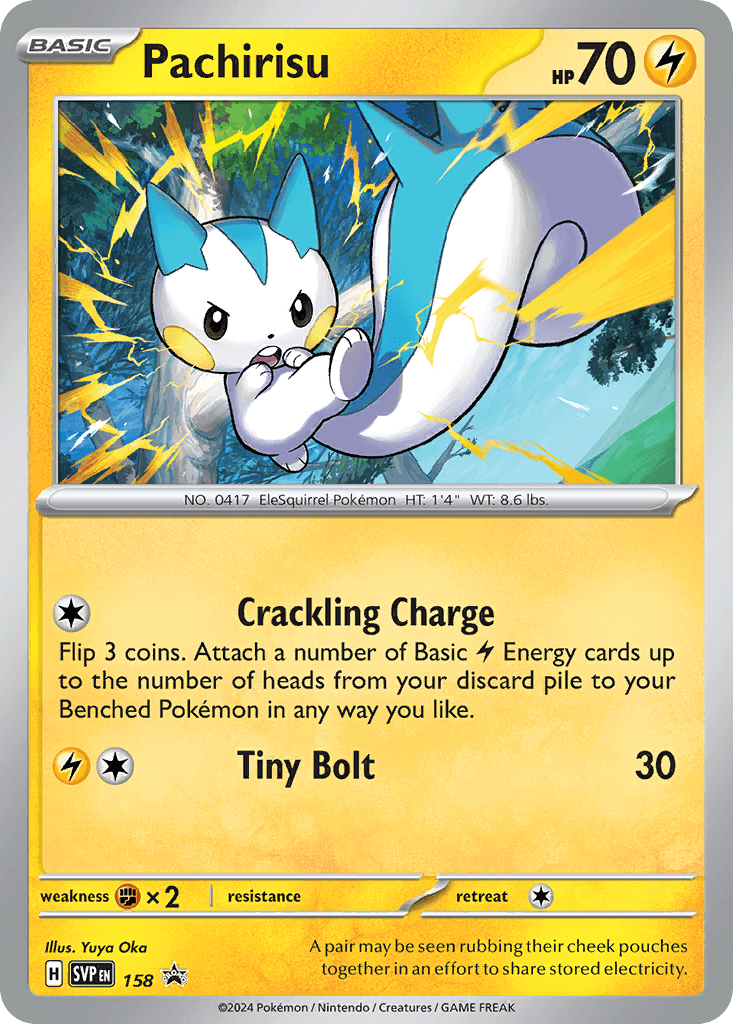 Pachirisu Scarlet & Violet Black Star Promos card