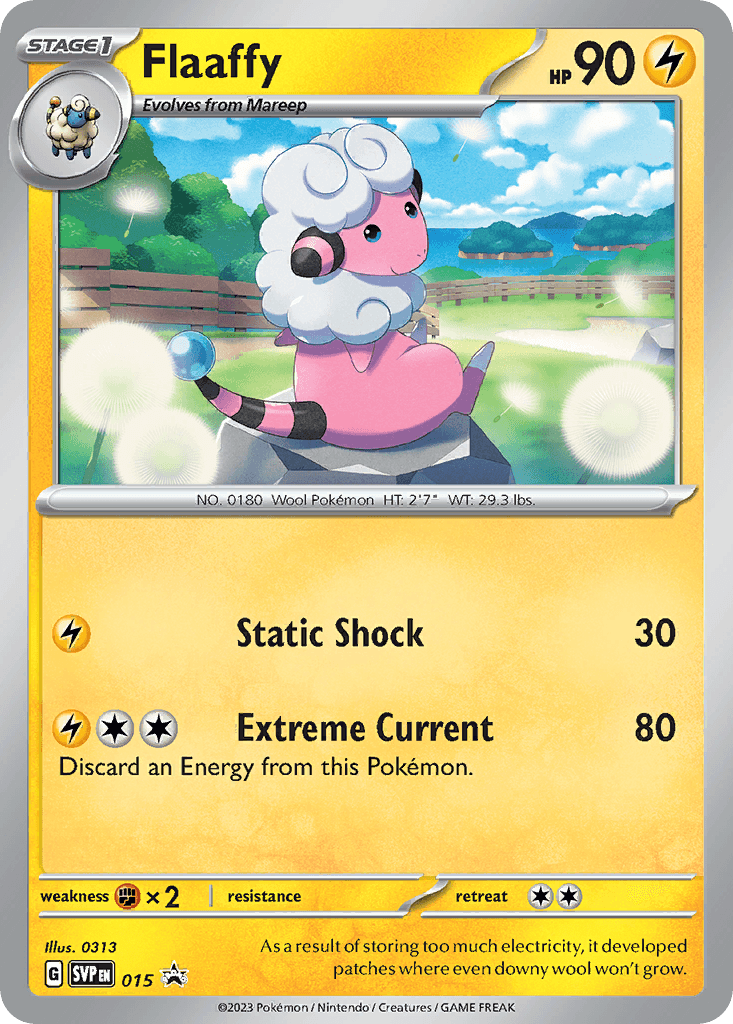 Flaaffy Scarlet & Violet Black Star Promos card