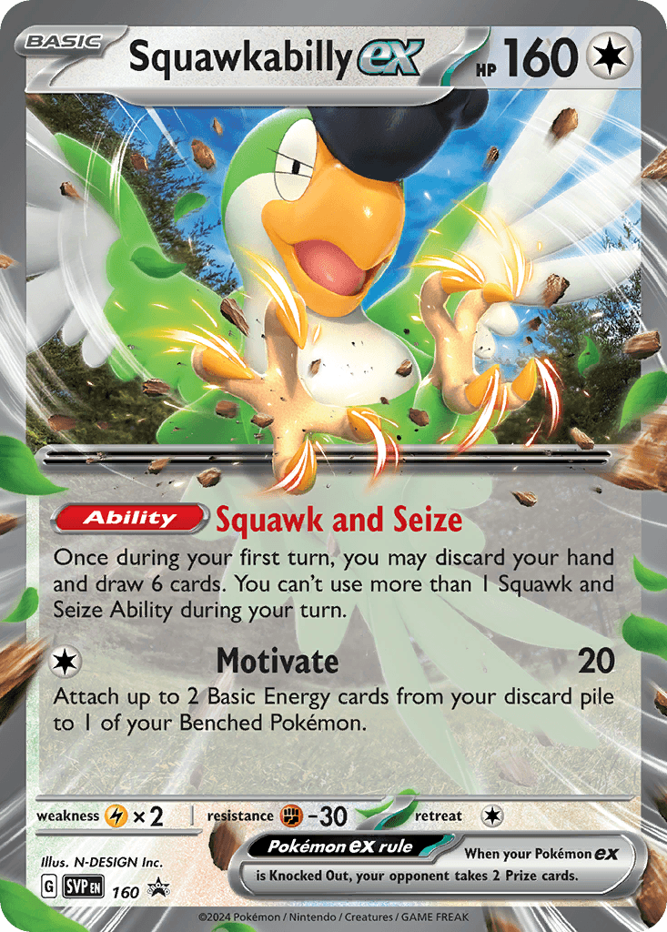 Squawkabilly ex Scarlet & Violet Black Star Promos card