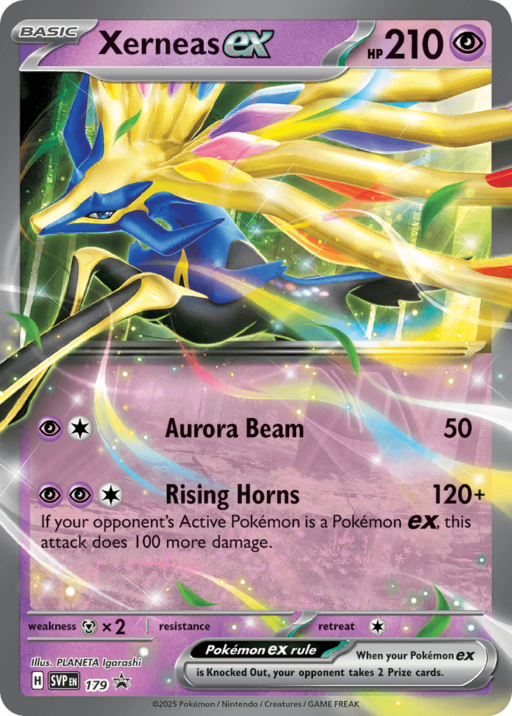 Xerneas ex Scarlet & Violet Black Star Promos card