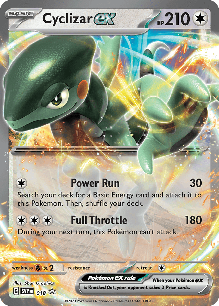 Cyclizar ex Scarlet & Violet Black Star Promos card