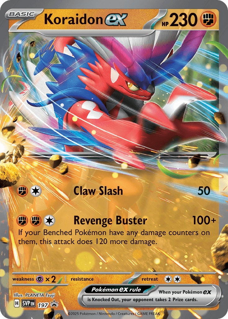 Koraidon ex Scarlet & Violet Black Star Promos card