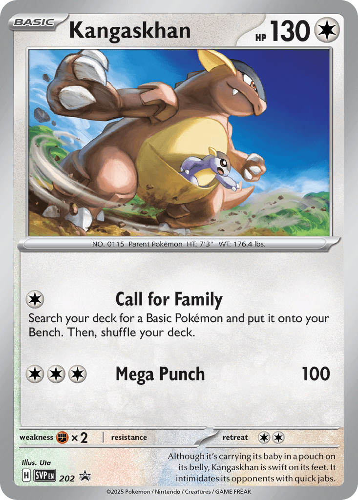 Kangaskhan Scarlet & Violet Black Star Promos card