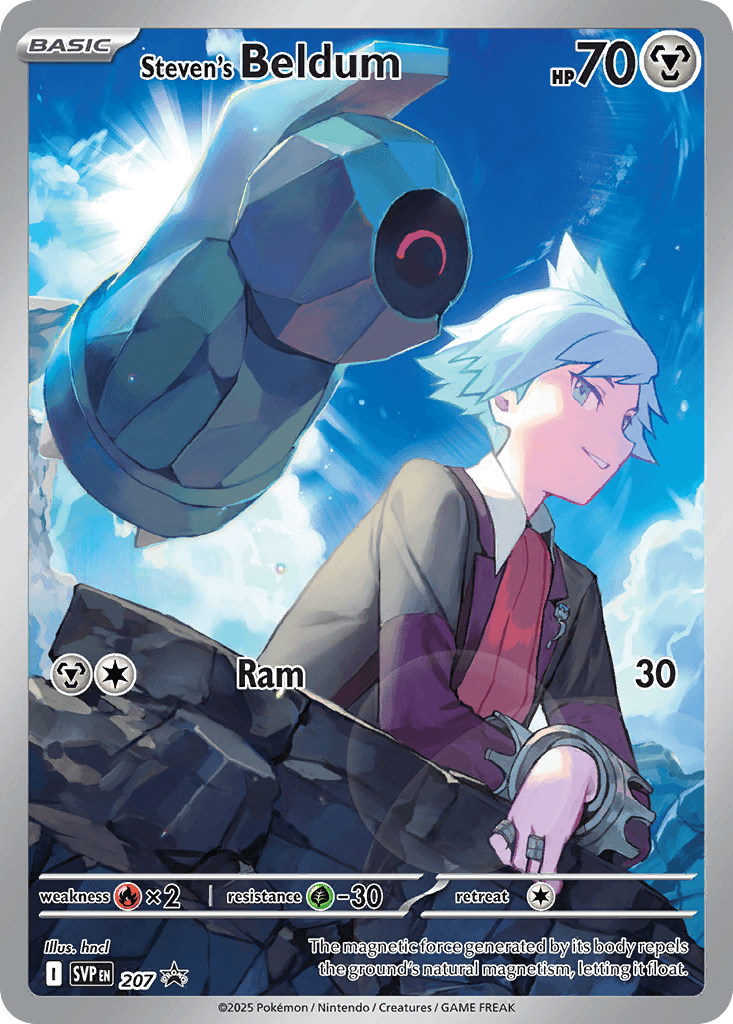Steven's Beldum Scarlet & Violet Black Star Promos card