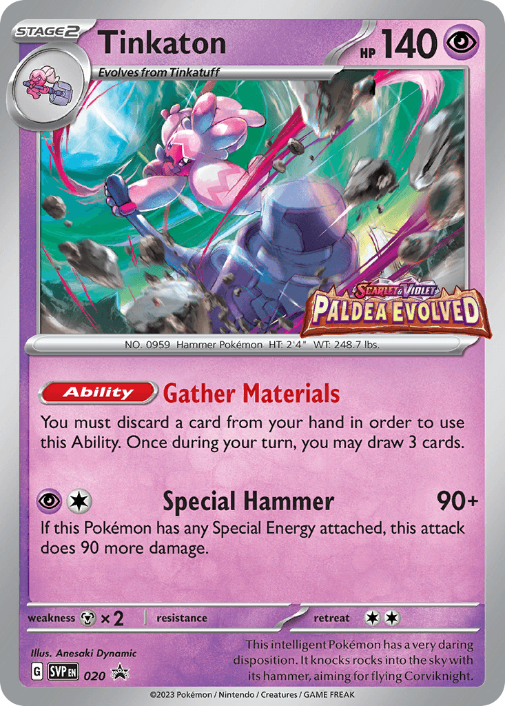 Tinkaton Scarlet & Violet Black Star Promos card