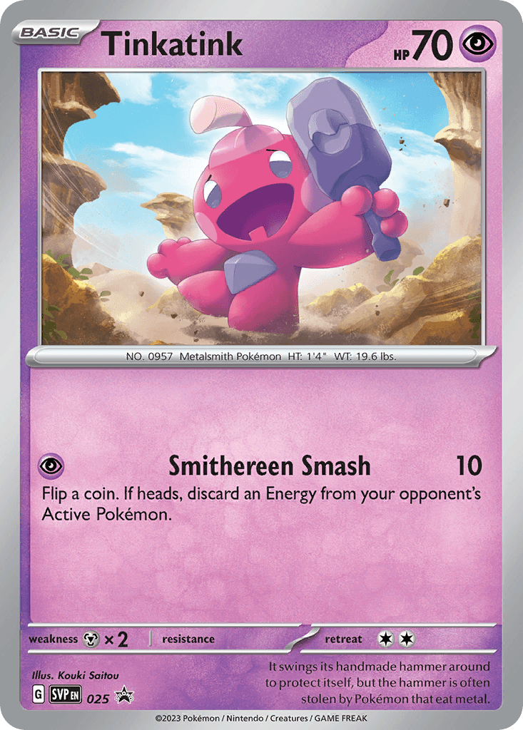 Tinkatink Scarlet & Violet Black Star Promos card