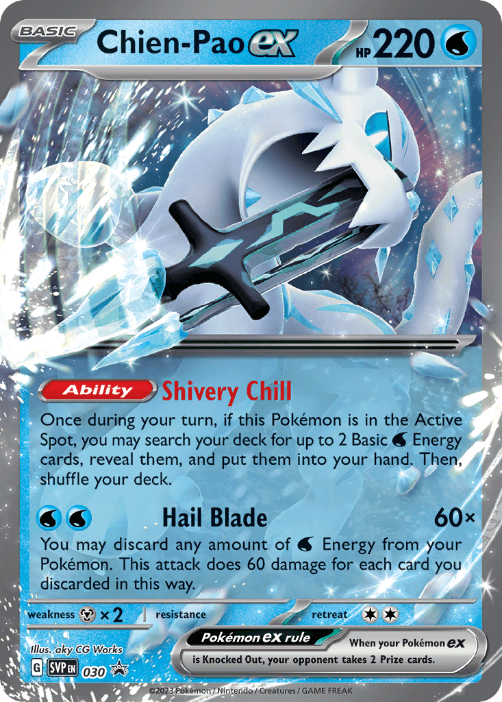 Chien-Pao ex Scarlet & Violet Black Star Promos card
