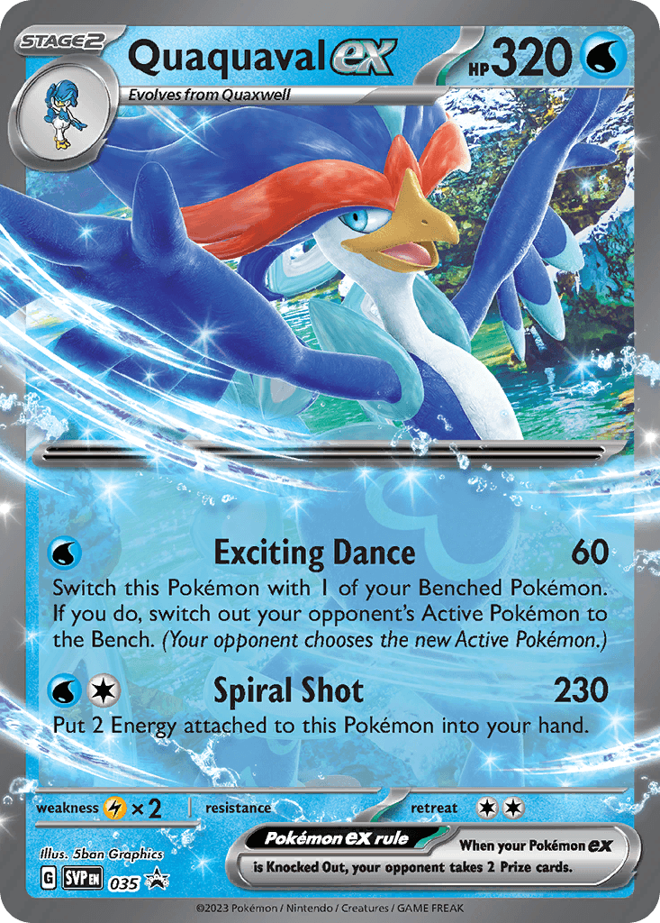 Quaquaval ex Scarlet & Violet Black Star Promos card