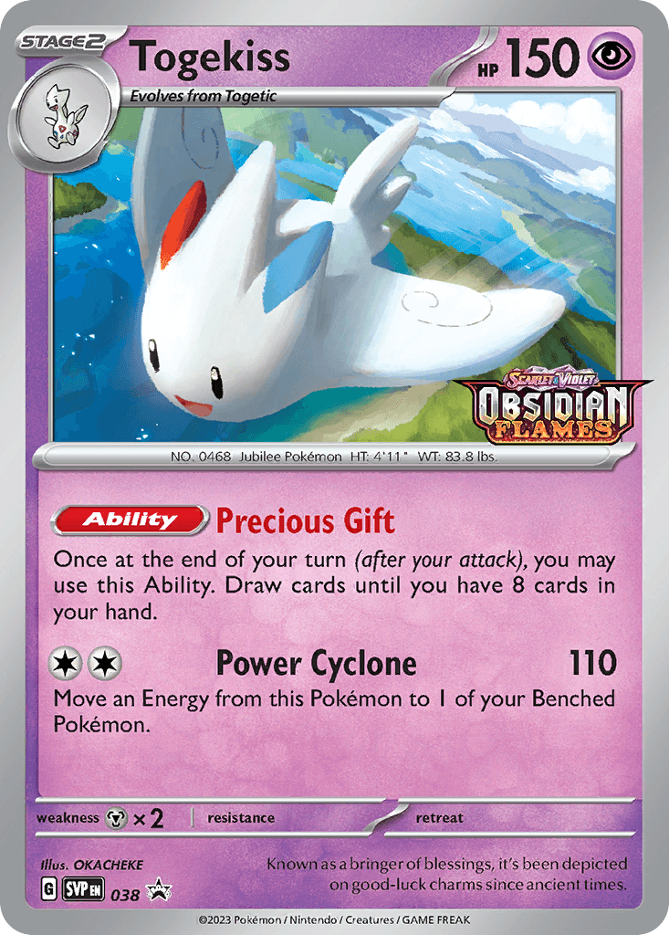 Togekiss Scarlet & Violet Black Star Promos card