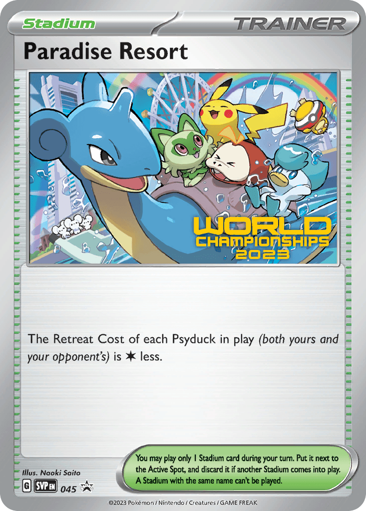 Paradise Resort Scarlet & Violet Black Star Promos card