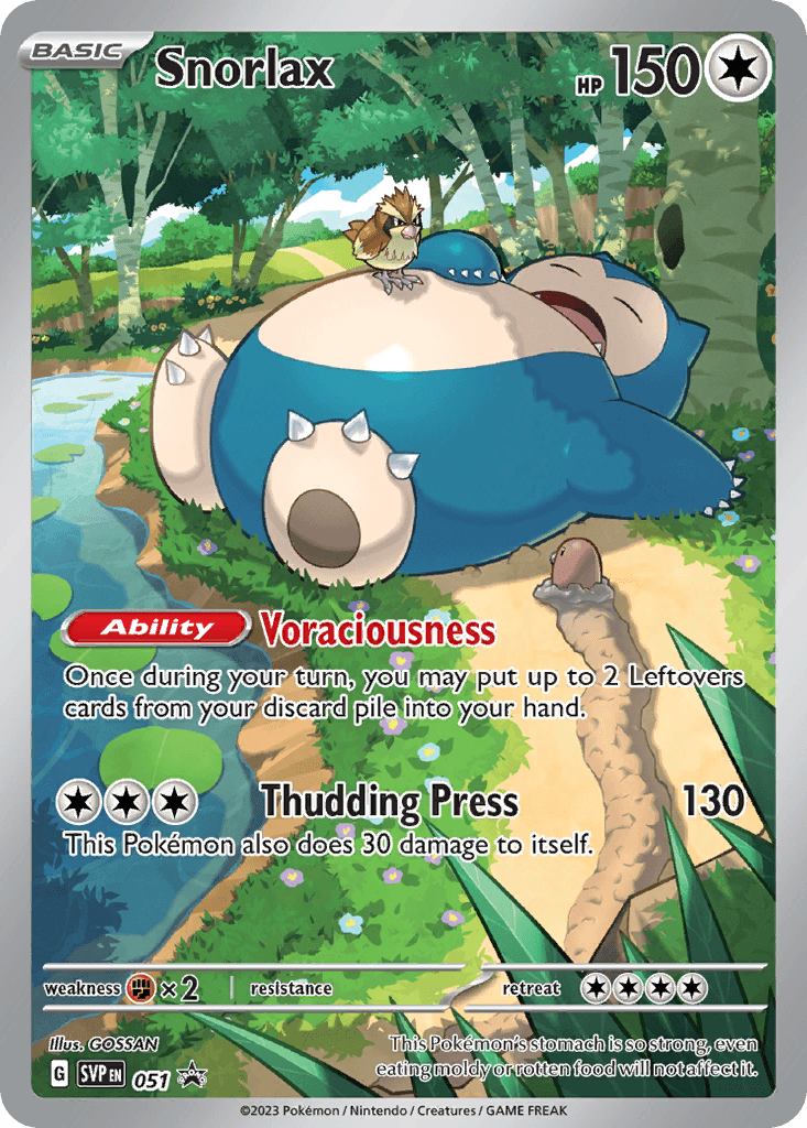 Snorlax Scarlet & Violet Black Star Promos card