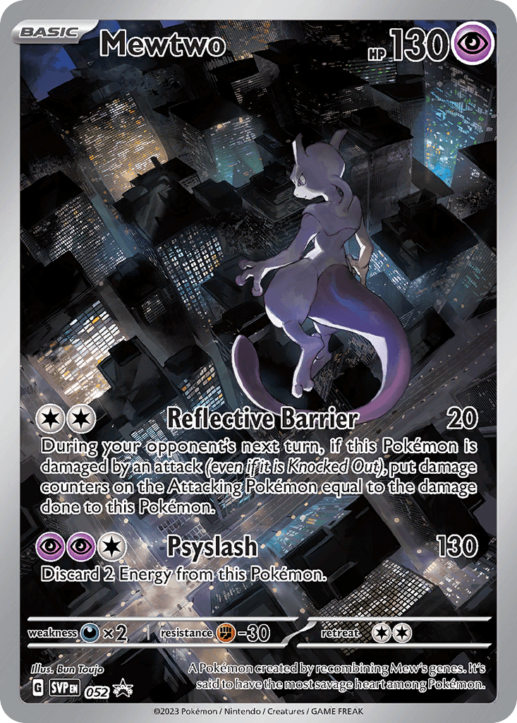 Mewtwo Scarlet & Violet Black Star Promos card