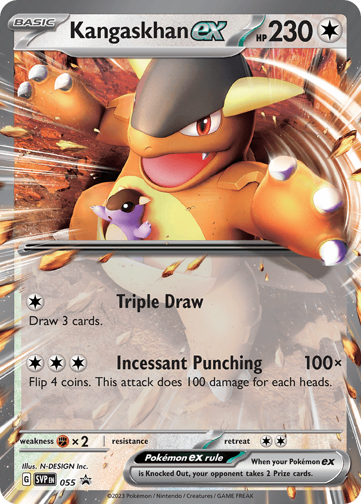 Kangaskhan ex Scarlet & Violet Black Star Promos card