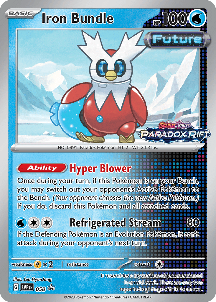 Iron Bundle Scarlet & Violet Black Star Promos card