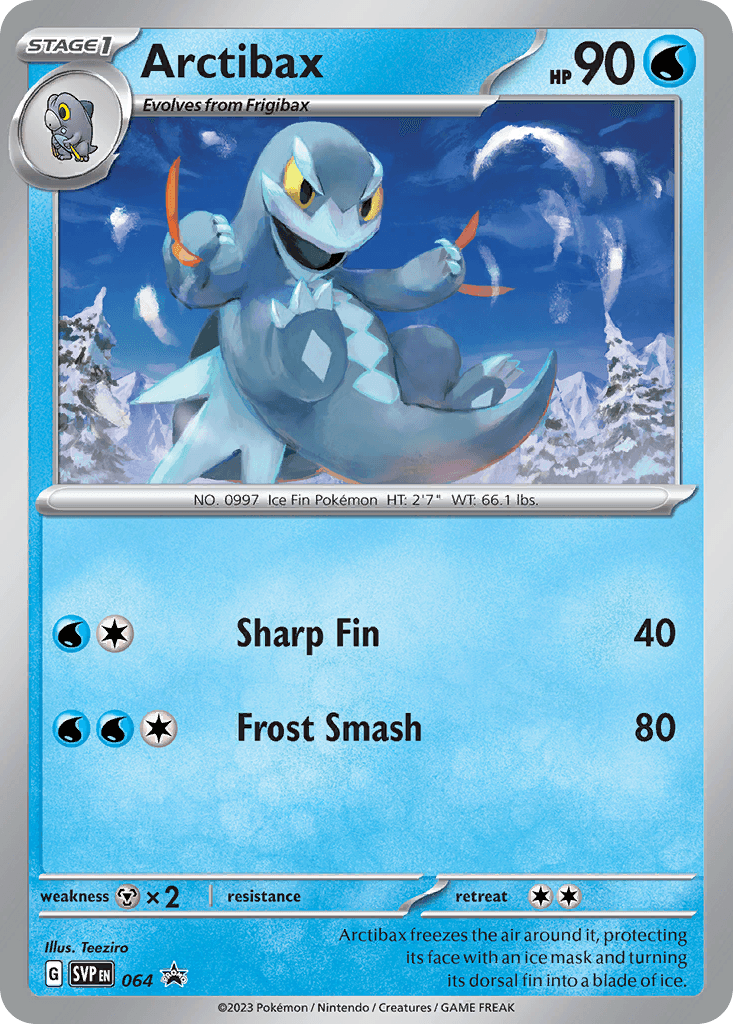 Arctibax Scarlet & Violet Black Star Promos card