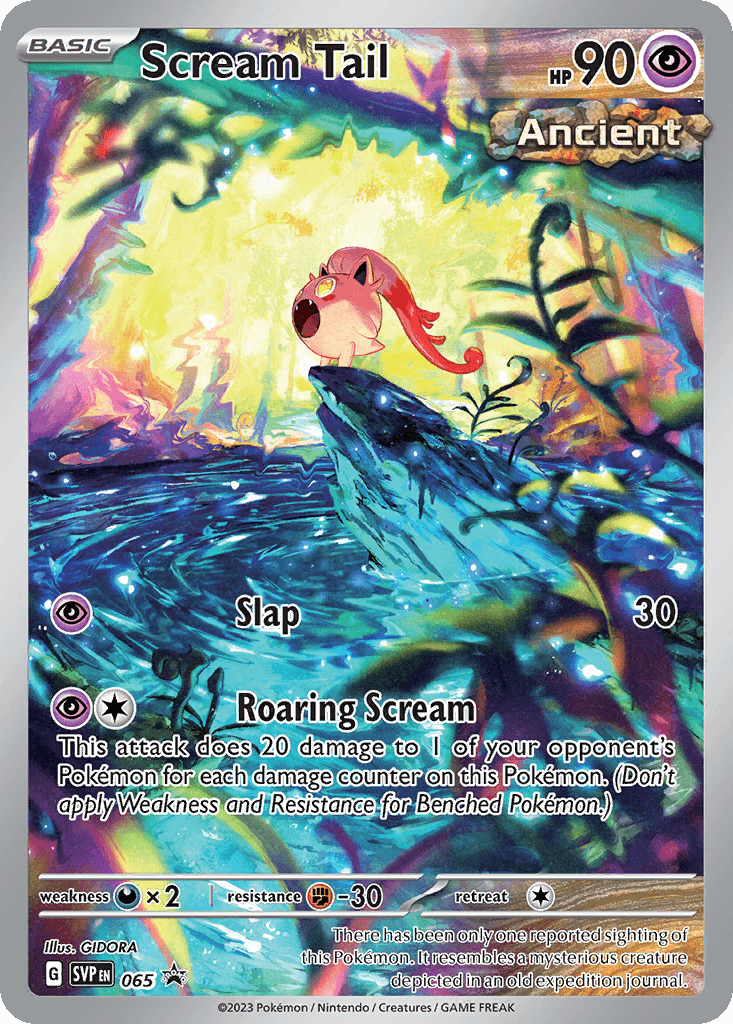 Scream Tail Scarlet & Violet Black Star Promos card