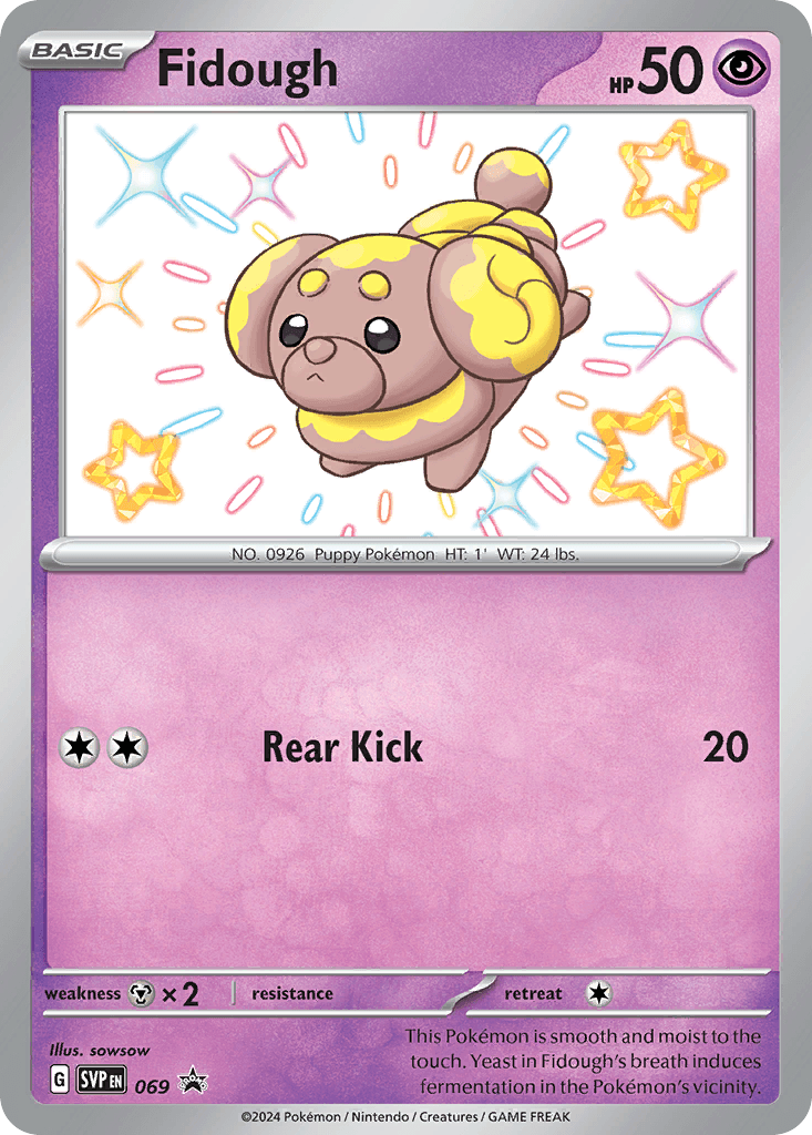 Fidough Scarlet & Violet Black Star Promos card