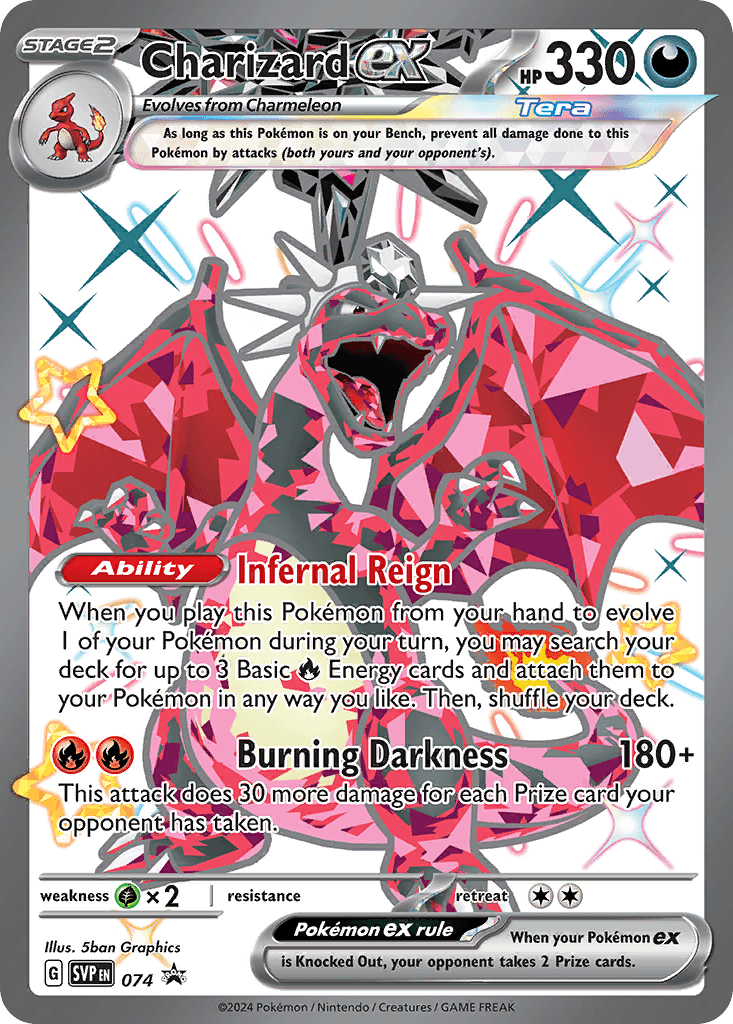 Charizard ex Scarlet & Violet Black Star Promos card
