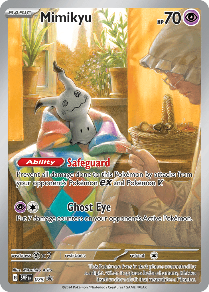 Mimikyu Scarlet & Violet Black Star Promos card
