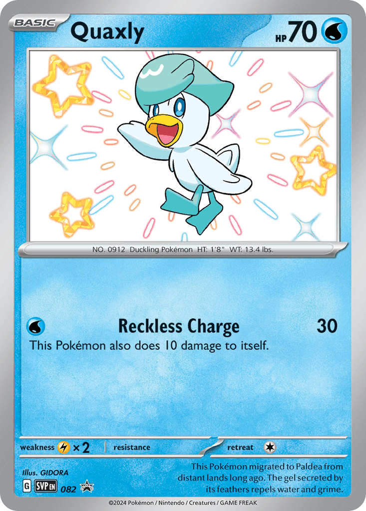 Quaxly Scarlet & Violet Black Star Promos card
