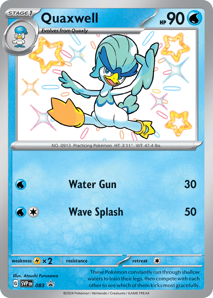 Quaxwell Scarlet & Violet Black Star Promos card
