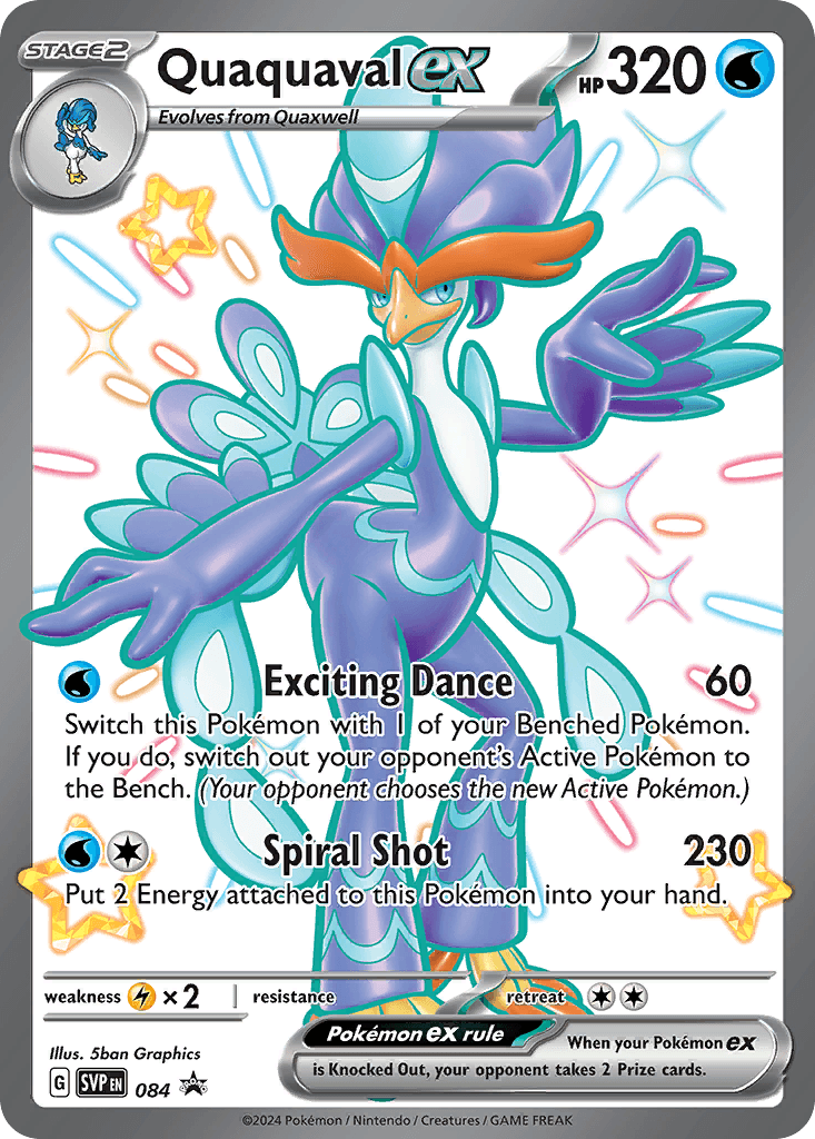 Quaquaval ex Scarlet & Violet Black Star Promos card