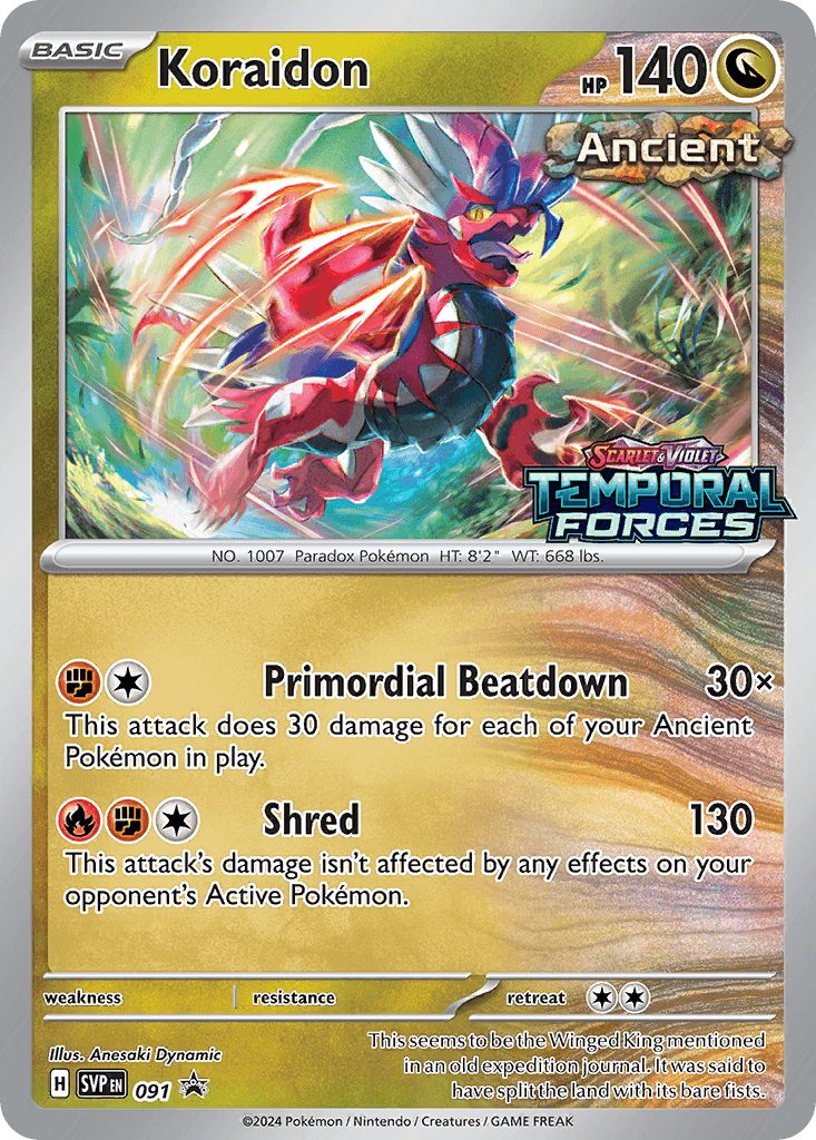Koraidon Scarlet & Violet Black Star Promos card