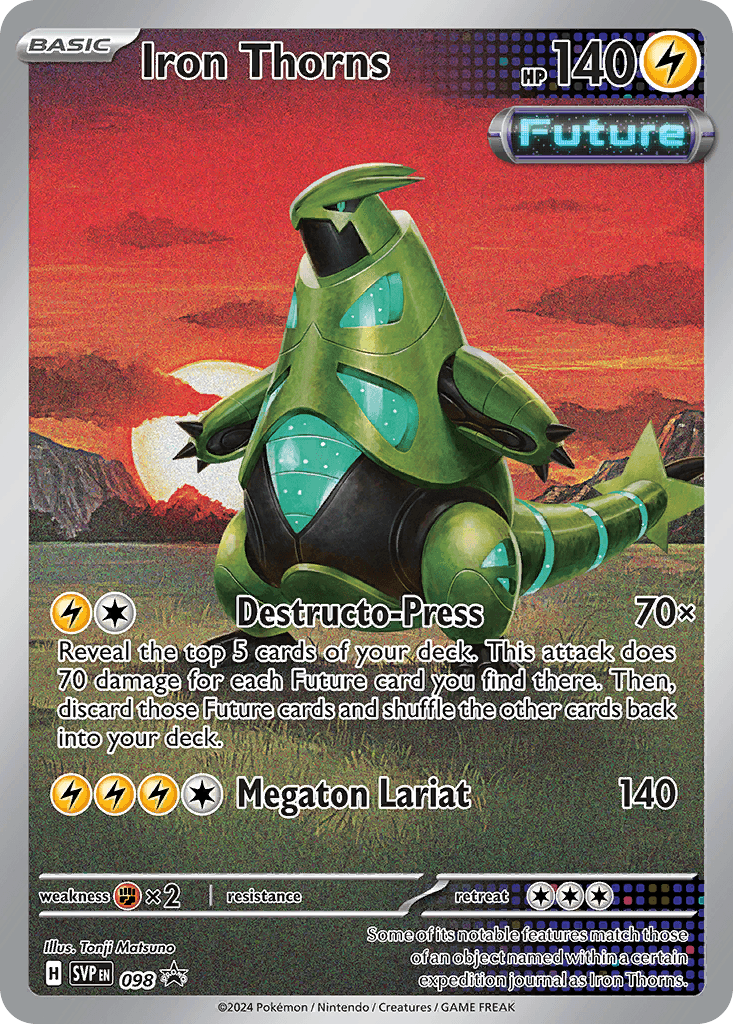 Iron Thorns Scarlet & Violet Black Star Promos card