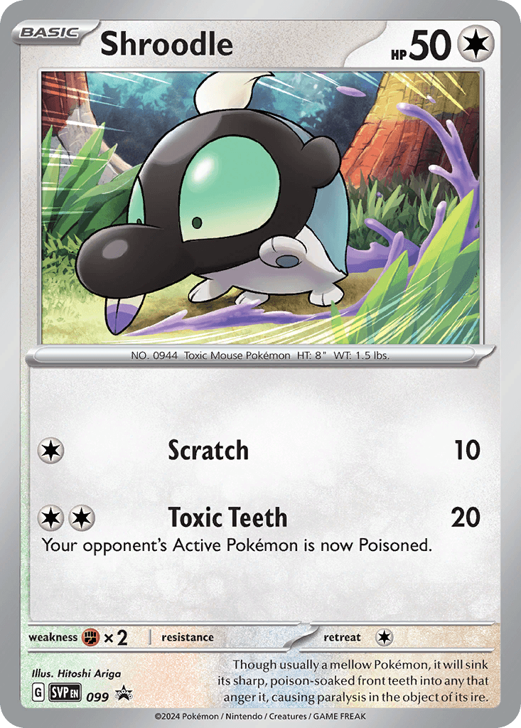 Shroodle Scarlet & Violet Black Star Promos card